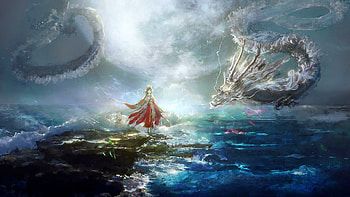 Dragon Whisperer, women, Whisperer, Dragon, fantasy HD wallpaper