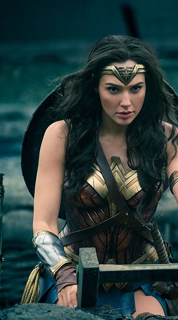 Wonder woman, hollywood movie, gal gadot, justice league HD phone wallpaper