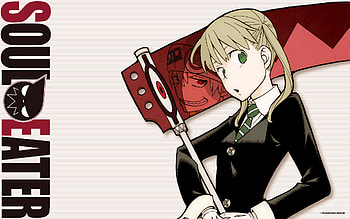 Soul Eater Featuring Maka Albarn and Soul Evans in White Anime Style, Anime, Soul Eater, Soul Evans, Maka Albarn, white anime HD wallpaper