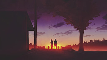 I Gave You My Heart, love, couple, evening, artist, artwork, digital-art HD wallpaper