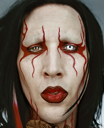 Marilyn Manson , Dark music vibes, Iconic rockstar, Enigmatic artist HD phone wallpaper