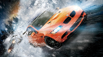nfs, need for speed, bmw, snow, speed, road HD wallpaper