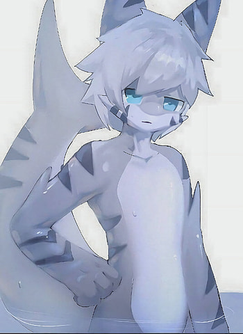 Tiger shark, furries, Changed, furry HD phone wallpaper
