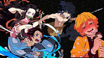 Demon slayer, art, cartoon, demon_slayer, anime HD wallpaper