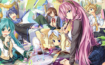 Vocaloid, hatsune miku, meiko, other, cute, kaito, project diva, megurine luka, video games, kagamine rin, kagamine len, hatsune miku project diva HD wallpaper