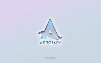 Afrojack logo, cut out 3d text, white background, Afrojack 3d logo, Afrojack emblem, Afrojack, embossed logo, Afrojack 3d emblem HD wallpaper