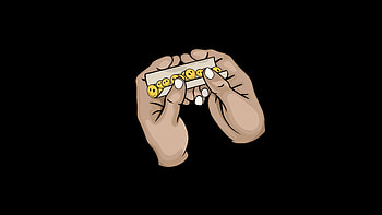 Happy Pills Oled, dark, black, oled, artist, artwork, digital-art HD wallpaper