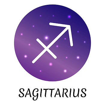 Zodiac sign, Sagittarius, Gradient design, Vector icon HD phone wallpaper