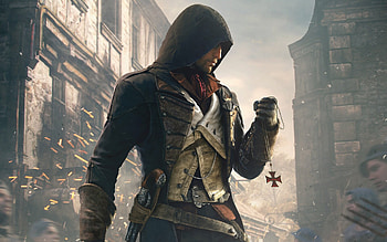 Assassin's Creed Unity, Ultra , Parisian landmarks, Co-op gameplay HD wallpaper