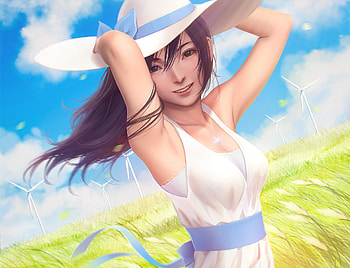 Ayaka Anime Girl, anime, artist, artwork, deviantart HD wallpaper
