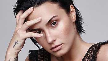 Demi Lovato Refinery29 hoot, demi-lovato, music, celebrities, girls, hoot, face, closeup HD wallpaper