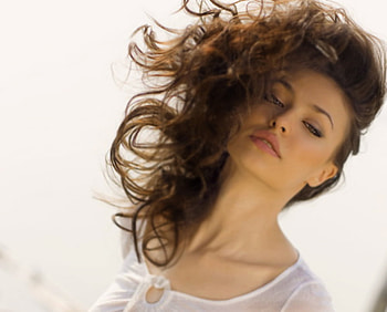 Wind, sexy, girl, model HD wallpaper