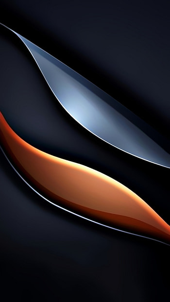 cool waves curves neon, digital, amoled, material, modern, shapes, design, black, layers, tint, colorful HD phone wallpaper