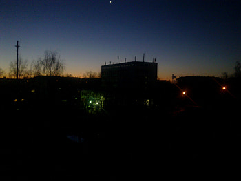 Night Minsk, night, dawn, autumn, minsk HD wallpaper