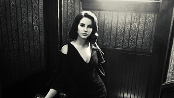 Lana Del Rey's black and white portraits, Sultry singer, Evocative , Artistic ry HD wallpaper