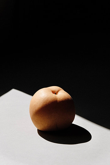 Peach, Food, Dark, Shadow, Fruit HD phone wallpaper