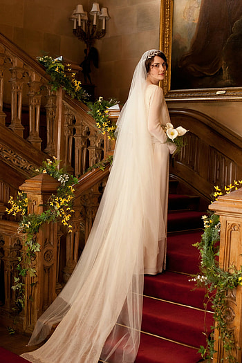 Downton Abbey, Mary and Matthew's wedding, Lady Mary Crawley, Jane Austen's world HD phone wallpaper