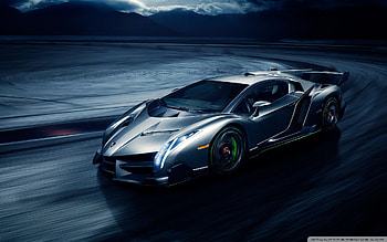 Lamborghini Veneno Supercar Wide for HD wallpaper
