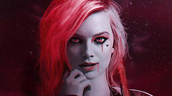 Harley Quinn Dangerous Girl, harley-quinn, supervillain, superheroes, artist, artwork, digital-art, two-toned-hair HD wallpaper