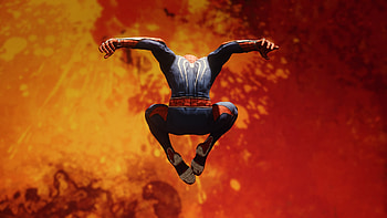 Spiderman Jumping , spiderman-ps4, spiderman, superheroes, games, 2018-games, ps-games HD wallpaper