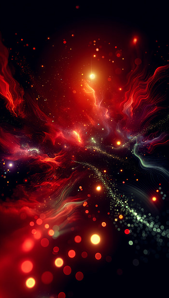 Dynamic Black and Red Abstract , red and black, Abstract, galaxy, space, cosmic HD phone wallpaper