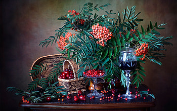 Still Life Berries, fruit, berries, still life, graphy HD wallpaper