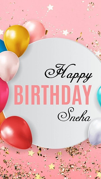 S Name Ka, Happy Birtay, Sneha HD phone wallpaper