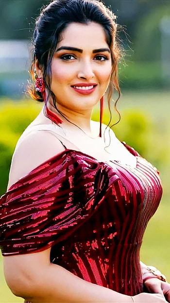 Amarapalli Dubey, bhojpuri actress, traditional, sexy gorgeous HD phone wallpaper