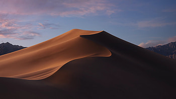 Macos Mojave Dusk Mode Stock, macos-mojave, macbook-pro, apple, computer, original, dusk, dunes, stock HD wallpaper