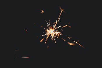Dark, Sparks, Darkness, Glow, Sparkler HD wallpaper