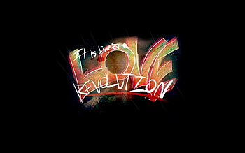 Background, Love, Words, Inscription, Style, Letters, Revolution HD wallpaper