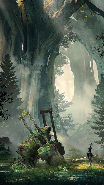 Nier Automata Engine, Nier: Automata HD phone wallpaper