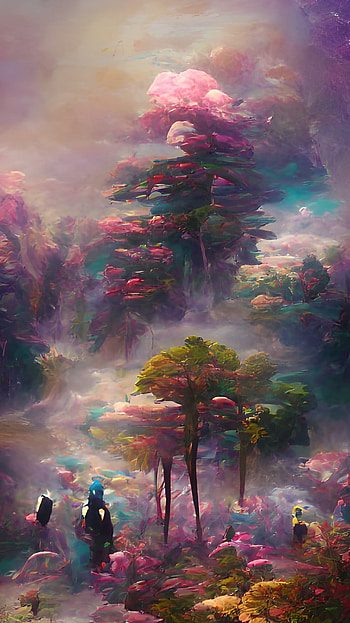 Forest, sky, world HD phone wallpaper