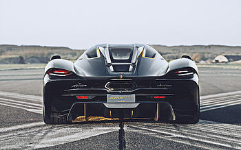 Koenigsegg Jesko Absolut Prototype, back view, hypercars, 2022 cars, supercars, 2022 Koenigsegg Jesko, Koenigsegg HD wallpaper