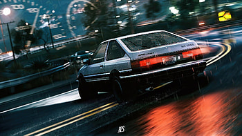 : Epic Moments from Initial D in Anime Style, Anime, Initial D HD wallpaper