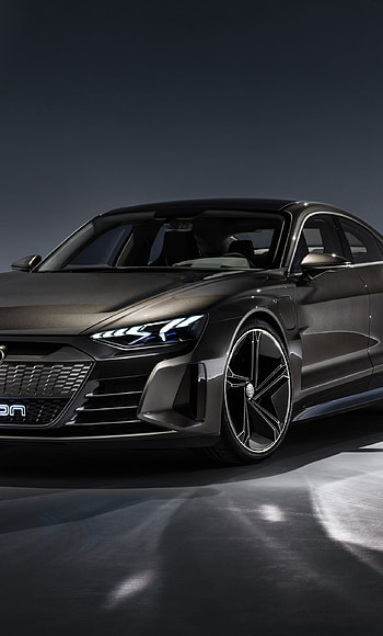 the Audi e-tron GT Concept 2019 for , Cutting-edge technology, Visual brilliance, Automotive elegance HD phone wallpaper