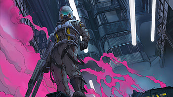 Futuristic, Sci Fi, Warrior, Weapon HD wallpaper