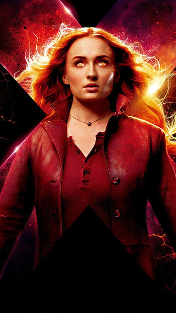Dark Phoenix, Sophie Turner, X-Men HD phone wallpaper