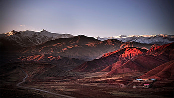 Nature, Sky, Mountains, Dahl, Distance HD wallpaper