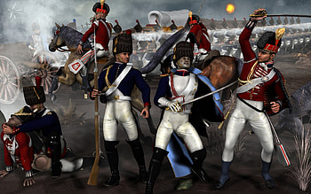 Napoleonic Battle, 3d, battle, war, napoleon HD wallpaper