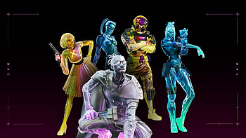 Phaedra, Darth Vader, Adira, Malik, DUSTY DAREDEVIL, FEARLESS FLUSHER, JONES UNCHAINED, SABINA, Evie, MECHA STRIKE DEFENDER Fortnite HD wallpaper