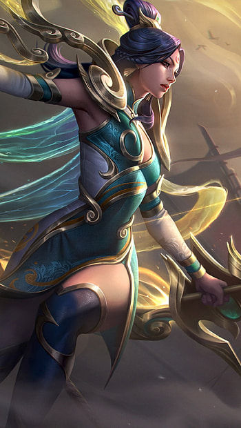Lunar Empress Ashe, video game, League Of Legends HD phone wallpaper
