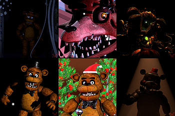 Fazbear Entertainment, Freddy Fazbear's Pizza, Classic Animatronics, Original Animatronics, Five Nights at Freddy's HD wallpaper