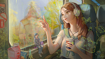 Enchanted Commute — Fantasy Woman, fantasy, woman HD wallpaper
