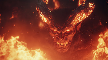 Ifrit and Diablo: Fiery, Ifrit, Diablo HD wallpaper