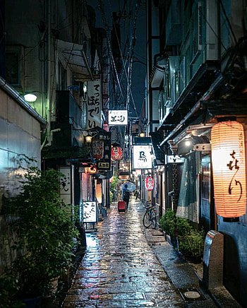 Japon, city, japan, road HD phone wallpaper