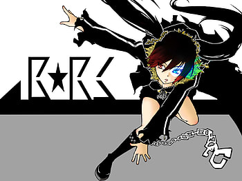 Black Rock Shooter, star, mato, brs, chains, kuroi HD wallpaper