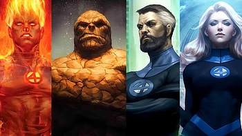 Fantastic Four, Fantastic Four, Reed Richards, Susan Storm, Ben Grimm HD wallpaper