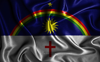 Pernambuco flag, , silk wavy flags, brazilian states, Day of Pernambuco, fabric flags, Flag of Pernambuco, 3D art, Pernambuco, South America, States of Brazil, Pernambuco 3D flag, Brazil HD wallpaper