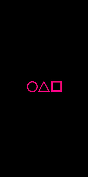 Squid games, electric blue, magenta, black, dark, pubg HD phone wallpaper